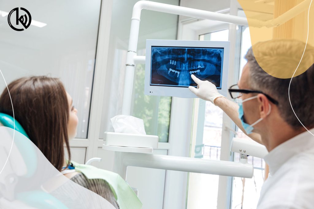 التهاب در اشعه ایکس دندان